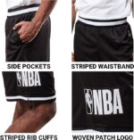 شورت بسکتبال اکتیو بافتنی مردانه NBA - Image 3