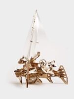پازل سه بعدی چوبی Trimaran Merihobus - Image 3