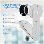نگهدارنده گوشی موبایل مغناطیسی CloudValley برای لپ تاپ - Image 5