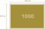 پازل 1000 تکه کلمنتونی طرح دبی - Image 3
