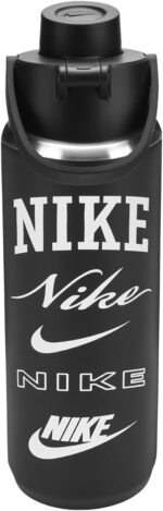 قمقمه ورزشی نایک مدل Hypercharge Chug bottle رنگ مشکی