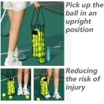 قیف سبد توپ تنیس Selbst، رویه جمع کننده توپ Pickleball - Image 2