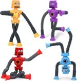 اسباب‌بازی‌های فیجت ربات COLEGRY Pop Tubes (بسته 4)