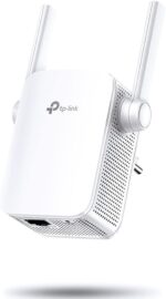 توسعه دهنده دامنه WiFi TP Link AC1200 - توسعه دهنده دو باند تا 1200 مگابیت در ثانیه، تکرار کننده، تقویت کننده سیگنال، نقطه دسترسی - تنظیم آسان - گسترش اینترنت به خانه هوشمند و دستگاه های الکسا - RE305، سفید