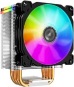 Eacam CR-1400 CPU Rad-iator Computer Tower Cooler CPU PWM 4Pin 4 Heat Pipes 5V ARGB Tower CPU Cooler CPU Fan