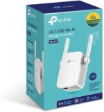 توسعه دهنده دامنه WiFi TP Link AC1200 - توسعه دهنده دو باند تا 1200 مگابیت در ثانیه، تکرار کننده، تقویت کننده سیگنال، نقطه دسترسی - تنظیم آسان - گسترش اینترنت به خانه هوشمند و دستگاه های الکسا - RE305، سفید - Image 4