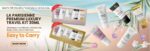 جعبه مسافرتی ECOLYTE+ La Parisienne Premium Luxury، هر کدام 30 میلی لیتر [شامپو، نرم کننده، ژل دوش، لوسیون بدن و ضد عفونی کننده دست] هدایای یونیسکس برای مناسبت ها. - Image 3
