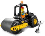 غلتک بخار ساخت و ساز LEGO، اسباب بازی وسیله نقلیه برای پسران، دختران و کودکان بالای 5 سال، ست ساختمان کامیون مدل با مینی فیگور کارگر، اسباب بازی های مهندسی، هدیه تولد کوچک ایده 60401 - Image 4