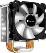 Eacam CR-1400 CPU Rad-iator Computer Tower Cooler CPU PWM 4Pin 4 Heat Pipes 5V ARGB Tower CPU Cooler CPU Fan - Image 3