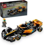 LEGO Speed ​​Champions 2023 McLaren Formula 1 Race Car اسباب بازی برای کودکان 9 ساله، پسران و دخترانی که عاشق بازی مستقل هستند، ست مدل خودروی ساختنی، دکوراسیون اتاق خواب کودکان، هدیه تولد 76919