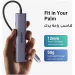 UGREEN Revodok USB C Hub با شارژ PD 100W [کابل بافته]، آداپتور نوع C به HDMI 4K30Hz، 3 پورت USB A، هاب چند پورت برای آیفون 17، ویندوز، مک بوک، تبلت، آی پد/مانیتور هوا، پروژکتور - Image 4
