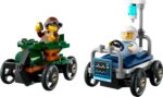 اسباب بازی LEGO City Airplane vs. Hospital Bed Race Car Pack - اسباب بازی های اتومبیل جعبه صابون برای پسران و دختران 5 ساله به بالا - هدایای سرگرم کننده برای تولدها و تعطیلات - ست ساختمان شامل 2 مینی فیگور - 60459 - Image 2