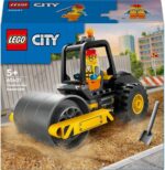 غلتک بخار ساخت و ساز LEGO، اسباب بازی وسیله نقلیه برای پسران، دختران و کودکان بالای 5 سال، ست ساختمان کامیون مدل با مینی فیگور کارگر، اسباب بازی های مهندسی، هدیه تولد کوچک ایده 60401 - Image 2