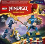 بسته نبرد مکانیکی LEGO NINJAGO Jay، اسباب‌بازی اکشن فیگور برای پسران، دختران و بچه‌های 6 ساله، ست خیزش اژدها با شخصیت نینجا جی برای سرگرمی نقش‌آفرینی، ایده هدیه کوچک 71805 - Image 2