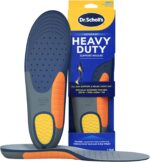 ارتوز کفی ساپورت سنگین Dr. Scholl's, بزرگ و بلند, 200 پوند +, پاهای پهن, ضربه گیر, ساپورت قوس, توزیع فشار, برش درج های مناسب, چکمه و کفش کار, سایز مردانه 8-14, 1 جفت