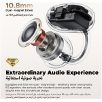 هدفون SOUNDPEATS POP Clip Open Ear، هدفون گیره دار بلوتوث 5.4، راحتی سبک، حذف نویز تماس با هوش مصنوعی با اتصال دوگانه، هدفون های بی سیم صوتی فراگیر، 30H، IPX5، کنترل برنامه - Image 3