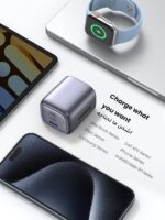 شارژر 3 پورت نوع C UGREEN Nexode 65W، دوشاخه شارژ سریع دیواری USB-C تاشو، آداپتور شارژ لپ تاپ GaN سازگار برای MacBook Air، HP/Dell/Lenovo، iPad، iPhone 17 Pro Max/16، Galaxy S24 Ultra/S23 - Image 2