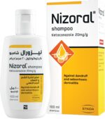 شامپو ضد شوره 2% Nizoral®، 100 میلی لیتر، درمان پزشکی با کتوکونازول، برای درمان شوره، پوسته پوسته و خارش بالینی ثابت شده است.