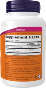 NOW Foods ویتامین C-1000 با رهش پایدار با رز هیپ، 100 قرص - Image 2