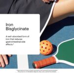 THORNE Iron Bisglycinate - مکمل آهن 25 میلی گرمی برای خون سازی با جذب افزایش یافته بدون عوارض گوارشی - دارای گواهینامه NSF برای ورزش - بدون گلوتن - 60 کپسول - Image 3