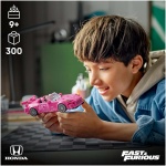 LEGO Speed ​​Champions 2 Fast 2 Furious Honda S2000 - اسباب بازی ماشین صورتی با گرافیک سبک انیمیشن - شامل. - Image 3