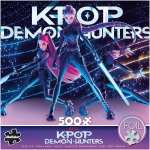 Buffalo Games - HUNTR/X - پازل فویل اره مویی شکارچیان شیاطین Kpop 500 Piece - پازل های رنگارنگ - قطعات برش دقیق، آثار هنری زیبا، و ساعت ها سرگرمی آرامش بخش - Image 3