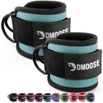 بند مچ پا DMoose برای ماشین کابلی - یک سایز مناسب با بالشتک ممتاز، مچ پا بند تمرینی، بند مچ پا برای تمرین، تمرینات بوتی، اکستنشن پا، رباینده باسن و تمرینات پایین بدن