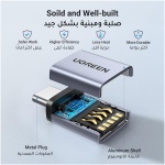 آداپتور UGREEN USB به USB C (2 قطعه) 10 گیگابیت در ثانیه انتقال نوع C به یک مبدل C 3.0 OTG سازگار برای سری S25 Ultra سامسونگ، برای سری آیفون 17، آی پد، مک بوک، تبلت، ایرفون - Image 4