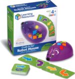 منابع آموزشی Code & Go Robot Mouse، Coding STEM Toy، مجموعه کدنویسی 31 قطعه، سنین 4+، چند رنگ