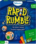Skillmatics Rapid Rumble - بازی رومیزی سریع برای کودکان، نوجوانان و بزرگسالان، سرگرمی برای بازی خانوادگی در شب و اسباب بازی آموزشی، بازی ورق با تفکر سریع، هدیه برای سنین 6، 7، 8، 9 و بالاتر