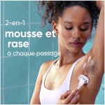 دسته تیغ زنانه ژیلت Venus Breeze + Refills تیغه تیغ x2 - Image 2