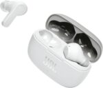هدفون JBL Wave200 True Wireless Earbud، باس عمیق عمیق، باتری 20H، اتصال دوگانه، تماس بدون دست، دستیار صوتی، تناسب راحت، IPX2 ضد عرق، جیبی مناسب - سفید، JBLW200TWSWHT - Image 2