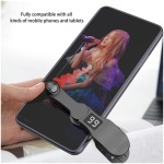 NALACAL Screen Screen Clicker Auto Tapper، برای برنامه های تلفن هوشمند، گجت پخش زنده ویدئو، کلیک سریع، شبیه سازی کلیک مداوم با انگشت برای بازی، پخش زنده لایک، وظایف پاداش، طراحی بی صدا (سیاه) - Image 2