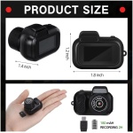 دوربین دیجیتال مینی اومانا با صفحه نمایش ال سی دی کامل 1080P HD 32 گیگ کارت مونورفلکس شکل CMOS ضبط ویدئوی قابل حمل کوچک فشرده - Image 4