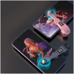 NALACAL Screen Screen Clicker Auto Tapper، برای برنامه های تلفن هوشمند، گجت پخش زنده ویدئو، کلیک سریع، شبیه سازی کلیک مداوم با انگشت برای بازی، پخش زنده لایک، وظایف پاداش، طراحی بی صدا (سیاه) - Image 3