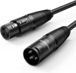کابل UGREEN XLR، کابل افزودنی میکروفون XLR نر به زن 2M جک Extender برای سیستم PA، ضبط استودیو، تقویت کننده، میکسر، سیستم بلندگو، یا ضبط حرفه ای، پخش زنده