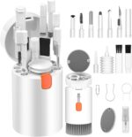 کیت پاک کننده چند منظوره VICHYIE 20 in 1 برای دستگاه های الکترونیکی، برس تمیز کردن صفحه کلید، کیت پاک کننده هدفون برای AirPods، چند ابزار برای تمیز کردن لپ تاپ، صفحه کلید، هدفون، دوربین، تلفن همراه