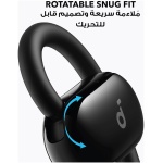 Soundcore V20i توسط هدفون گوش باز Anker، قلاب‌های گوش قابل تنظیم، فوق‌العاده راحت، تناسب راحت، باس عمیق، تماس‌های واضح، IP55، چراغ‌های LED، زمان پخش 36 ساعته، هدفون‌های بلوتوث 5.4، اتصال چند نقطه‌ای - Image 4