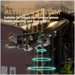 AASHZ RC Plane L0712، هواپیمای کنترل از راه دور 2.4 گیگاهرتز با چراغ های LED، جت اسباب بازی آسان برای پرواز برای کودکان و بزرگسالان، هواپیمای شکاری فوم بادوام، هدیه قابل شارژ USB برای پسران - Image 4