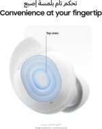 هدفون‌های بلوتوث بی‌سیم واقعی Samsung Galaxy Buds، حذف نویز فعال، تناسب ایمن با نوک بال، جفت‌سازی آسان، سوئیچ خودکار، کنترل لمسی، مشکی (نسخه امارات) - Image 4