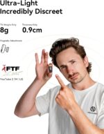 میکروفون بی‌سیم Hollyland LARK A1 Mini برای iPhone 14/13/12، صدای خالص، حذف نویز هوشمند 3 سطحی، میکروفون مغناطیسی برای وبلاگ‌نویسی، یوتیوب، پادکست، TikTok - Image 4