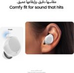 هدفون‌های بلوتوث بی‌سیم واقعی Samsung Galaxy Buds، حذف نویز فعال، تناسب ایمن با نوک بال، جفت‌سازی آسان، سوئیچ خودکار، کنترل لمسی، مشکی (نسخه امارات) - Image 3