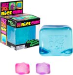 Schylling NeeDoh Nice Cube - Sensory Squeeze Toy with Super Solid Squish - مکعب 2.25 اینچی - رنگ ممکن است متفاوت باشد (بسته 1 عددی)