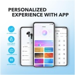 Soundcore ایربادهای بی‌سیم واقعی Anker P20i، درایورهای 10 میلی‌متری با باس بزرگ، بلوتوث 5.3، زمان پخش 30 ساعت، مقاوم در برابر آب، 2 میکروفون برای تماس‌های شفاف با هوش مصنوعی، 22 EQ از پیش تعیین شده، سفارشی‌سازی از طریق برنامه - Image 3