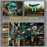 AASHZ RC Plane L0712، هواپیمای کنترل از راه دور 2.4 گیگاهرتز با چراغ های LED، جت اسباب بازی آسان برای پرواز برای کودکان و بزرگسالان، هواپیمای شکاری فوم بادوام، هدیه قابل شارژ USB برای پسران - Image 2
