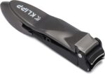 ناخن گیر مردانه KLIPP با گیره - ناخن گیر KLIPP Razor-Sharp Heavy Duty خود جمع آوری کننده ناخن با اهرم ارگونومیک ناخن های دست و پا را به طرز بی عیب و نقصی مانیکور می کند - شامل کیف زیپ دار - Image 4