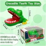 بازی iShyan Crocodile Teeth Toys برای بچه ها، تمساح با انگشت دندانپزشکی بازی های خنده دار اسباب بازی های خنده دار، نسخه 2020 سنین 4 به بالا - Image 3