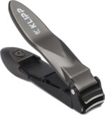 ناخن گیر مردانه KLIPP با گیره - ناخن گیر KLIPP Razor-Sharp Heavy Duty خود جمع آوری کننده ناخن با اهرم ارگونومیک ناخن های دست و پا را به طرز بی عیب و نقصی مانیکور می کند - شامل کیف زیپ دار