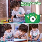 اسباب بازی های دوربین کودکان Mgaolo برای پسران 3 تا 12 ساله دختر بچه ها، دوربین فیلمبرداری دیجیتال قابل حمل کودک با روکش سیلیکونی، هدایای تولد کریسمس برای کودک نوپا 3 4 5 6 7 8 9 (سبز) - Image 4