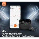 ایربادهای بی‌سیم واقعی JBL Wave Beam، باس عمیق، Comfort Fit، باتری 32H، Smart Ambient، TalkThru، هندزفری + VoiceAware، مقاوم در برابر آب و گرد و غبار - مشکی، JBLWBEAMBLK - Image 4